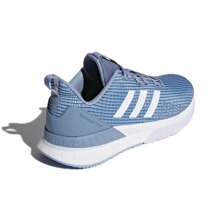 adidas Нескользящие Низкие Беговые Кроссовки Женские Сине-Белые DB1298