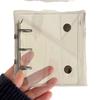Candy Color A8 Mini Photo Album & Card Holder - Double Snap, 3-Hole Planner, 3-Inch Star Pages.