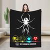 Фланелевое одеяло My Chemical Romance Теплое Мягкое Плед для Декора Дома Кемпинга Графический Покрывало Чехол на Диван-кровать