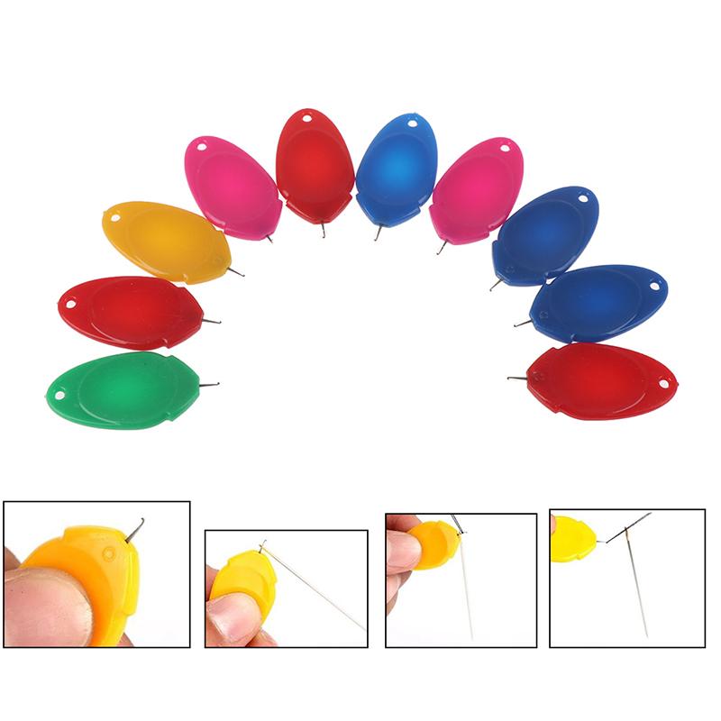 10 шт./лот DIY Threader направляющая игла для пожилых людей, легкая автоматическая нить, швейные инструменты