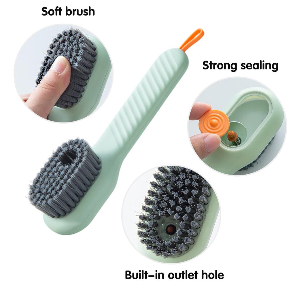 FONKEN Многофункциональные жидкие щетки для чистки обуви, дозатор мыла, щетка для чистки обуви, бытовой инструмент для чистки