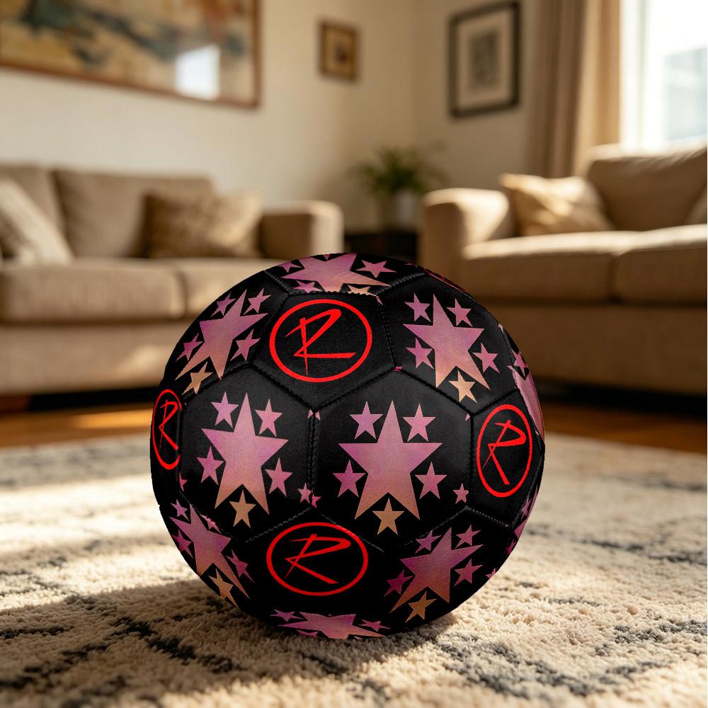 1PC Starry Night Sky Symbol Soccer Ball Size 5 Football Machine Sewn Indoor/Outdoor Universal Football Gift W55