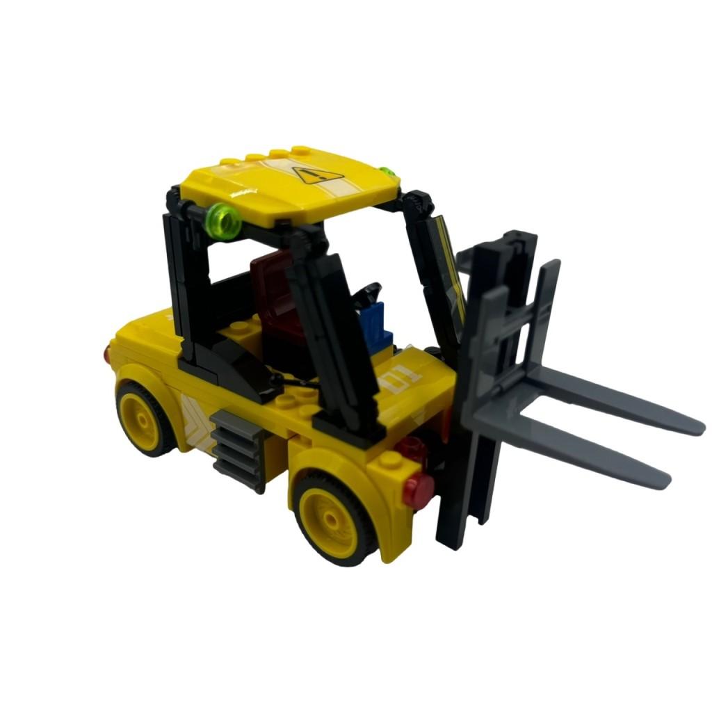 Вилочный погрузчик Инженерная машина Строительный блок Модель автомобиля Дети DIY Кирпичи Набор Игрушка Дети Подарок