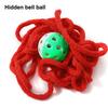 Cat Toys Plush Ball with Bell Interactive Cat Toy Lightweight Bite Resistance Toy for Indoor Cats