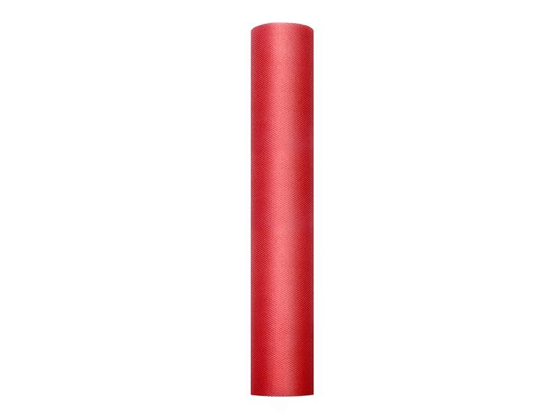 Smooth Tulle Red 30Cm X 9M 1Pc