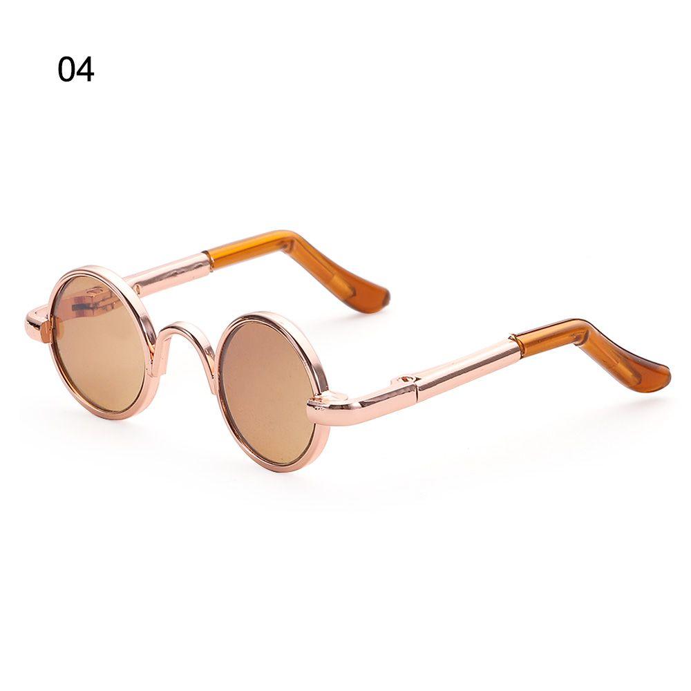 Plush Doll for 1/61/12 BJD Cute Round Frame Glasses Clothes Plush Doll Eyeglasses For 1/4 Dolls