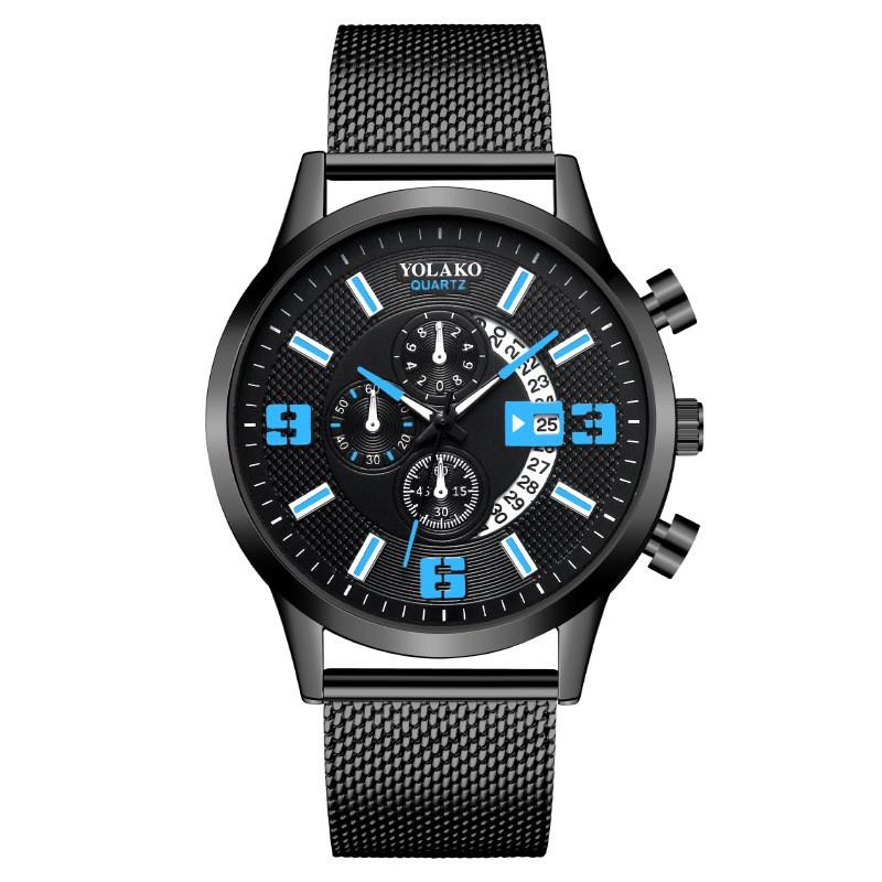 Men's Waterproof Luminous Running Alarm Clock Watch