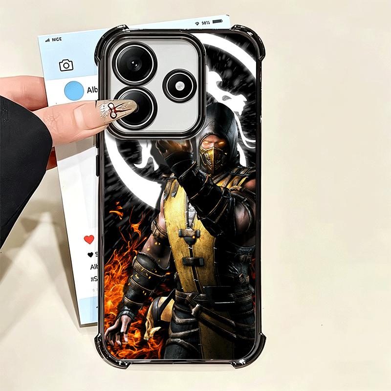 Mortal Kombat Game Soft Phone Case For Xiaomi Poco X7 X8 Pro Max X6 X5 X3 F8 Ultra F7 M8 M7 M5S Redmi 15C 15A 15 14C 13C 12C 13