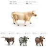 Texas Longhorn Cattle Pvc Model Collectible Animal Decor For Farmhouse Display
