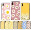 Чехол для телефона с цветами, ромашками и улыбкой для Vivo Y91C Y11 17 19 17 67 81 Oppo A9 2020 Realme c3