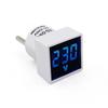 AC 220V LED Digital Display Voltage Measurement Monitor EU Plug Square Voltmeter