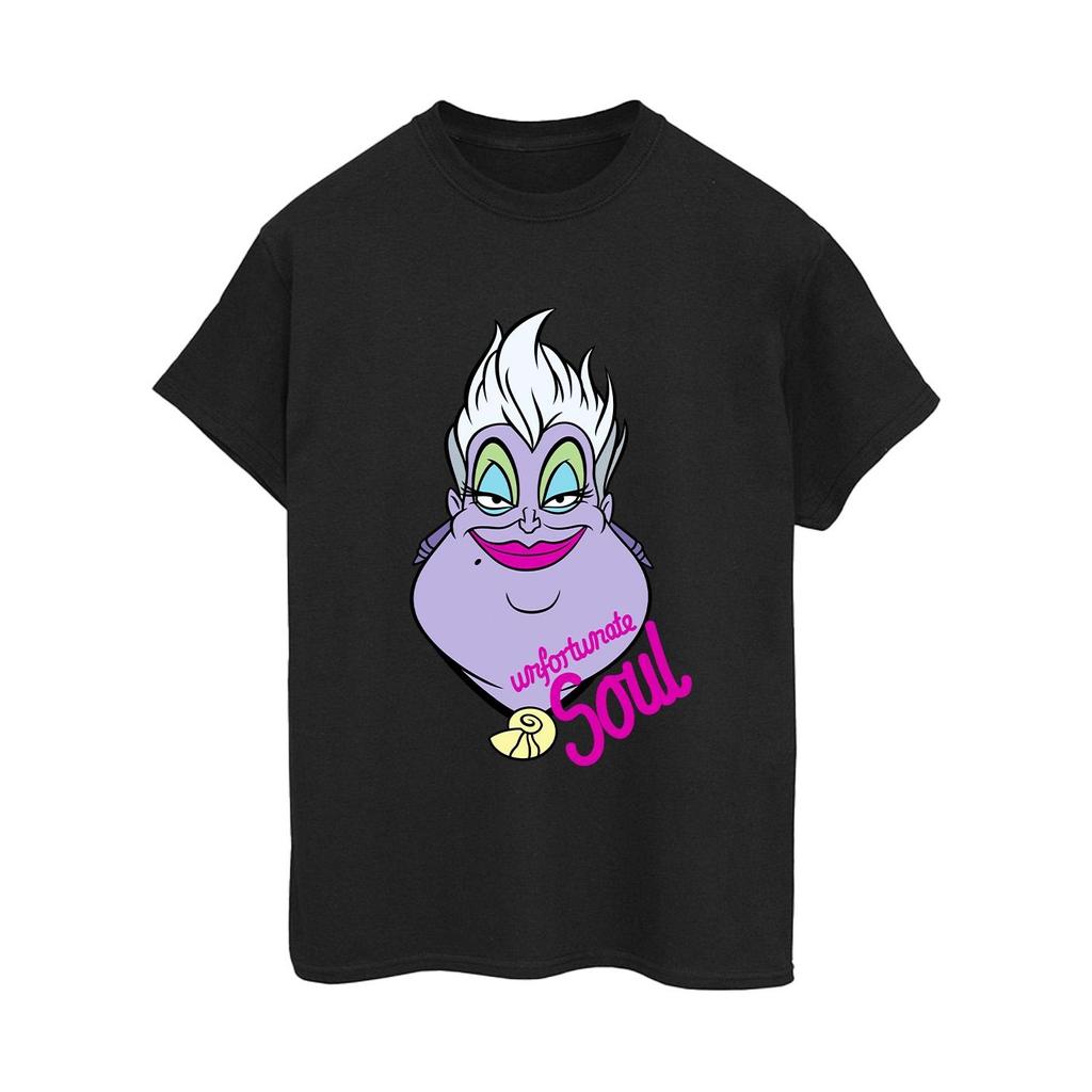 Disney Womens/Ladies Villains Ursula Unfortunate Soul Cotton Boyfriend T-Shirt