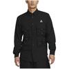 Nike Solid Color Logo Polo Pocket Button Jacket Men Jacket Black DN3937-010