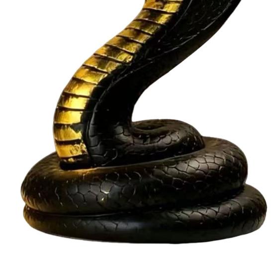 Ночник-змея с питанием от USB Реалистичная sculpted-смола Энергоэффективная декоративная змеиная лампа для спальни, гостиной, офиса Подарок