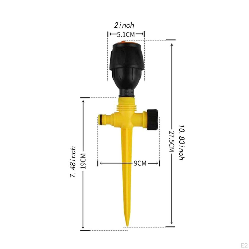 4 Pack Garden Sprinklers for Lawn Irrigation System