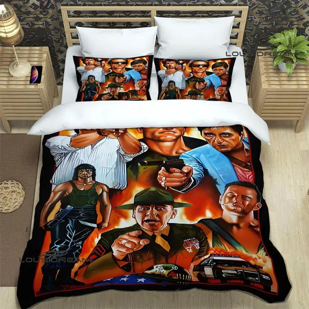 3D Print Schwarzenegger Terminator Bedding Sets Exquisite Bed Supplies Set Duvet Cover Bed Comforter Luxury Gift Quilt Cover Set