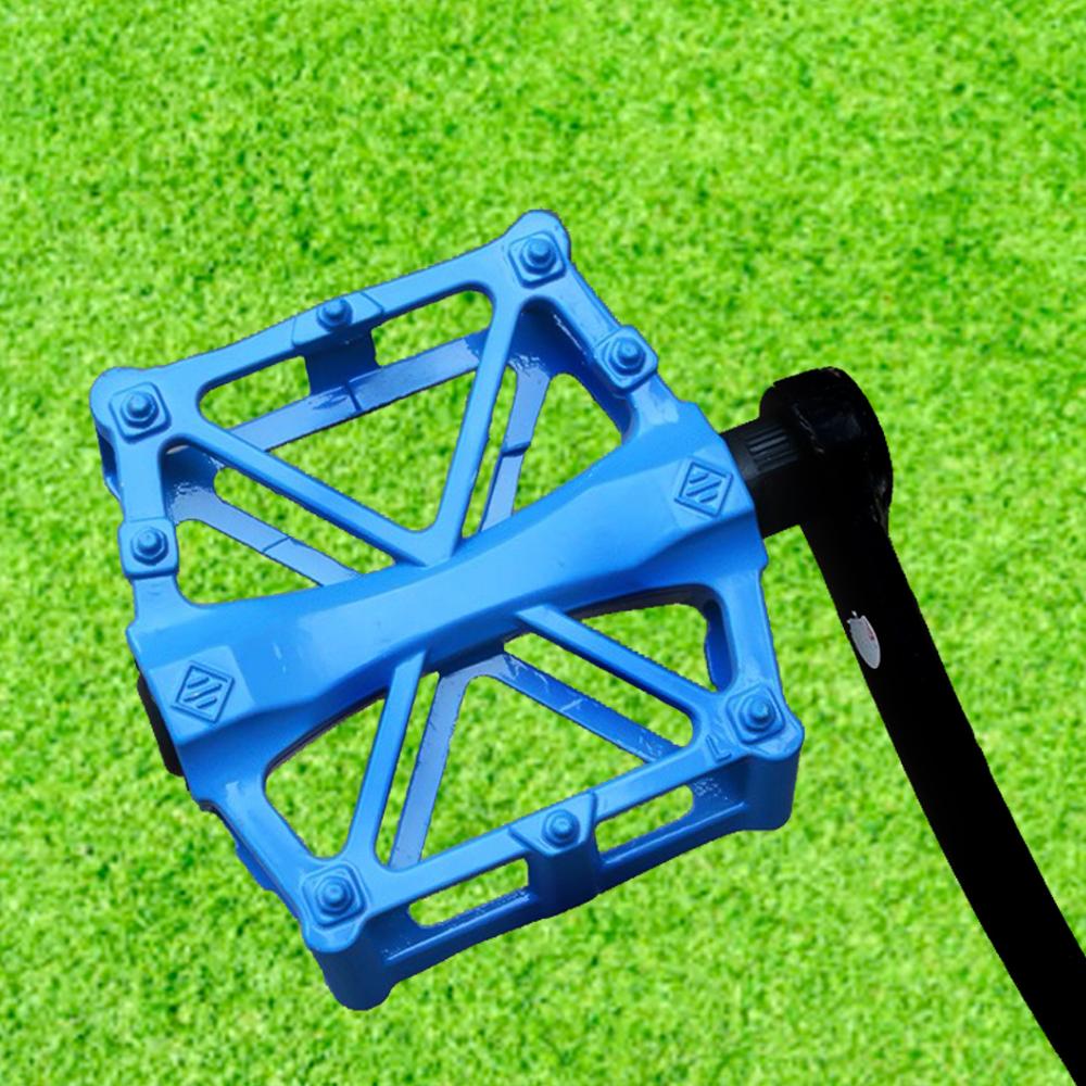 Ultralight Steel Bicycle Pedals Flat Platform Bearing Device for Cruiser Riding Made of Nylon Fiber Cycling Gear