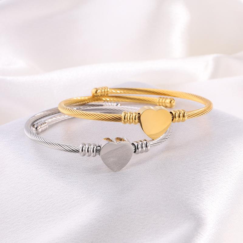 Elastic Love Opening Girl's High-end Exquisite Luxury Bracelet