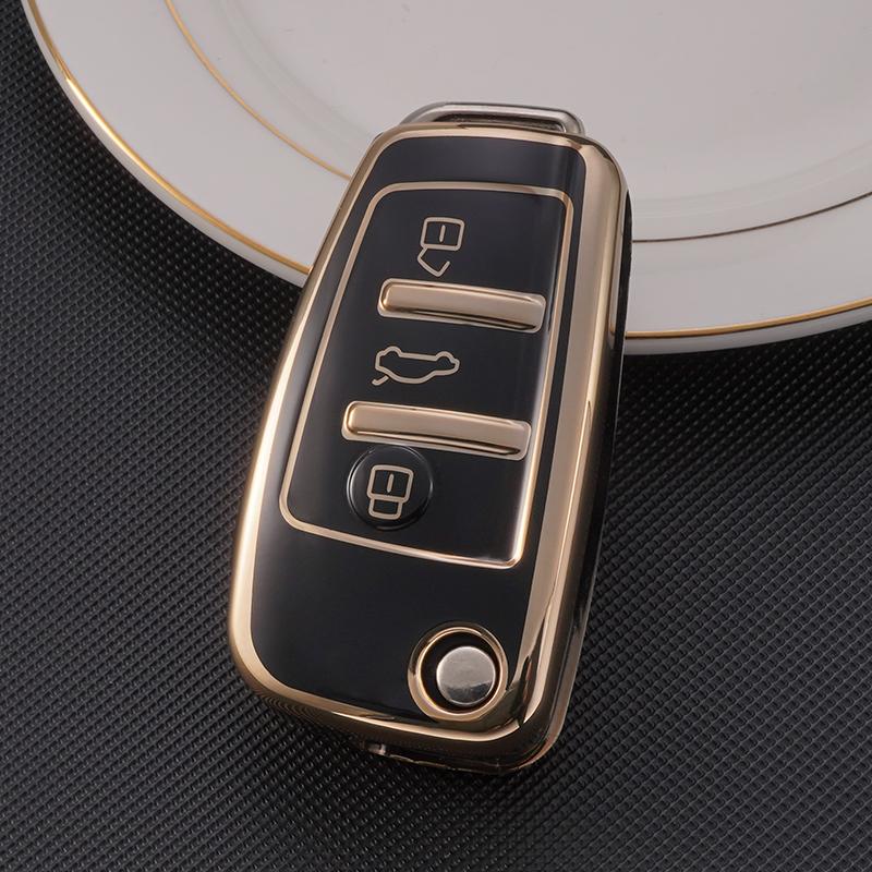 Soft TPU Car Remote Key Cover Case for A3 8P A4 B7 B8 B5 B9 B6 A1 A5 Q7 Q5 A6 4F C6 C5 C7 C4 TT Q3 S3 A7 A8 C4 8N 8V 8L RS3 Keychain Accessories