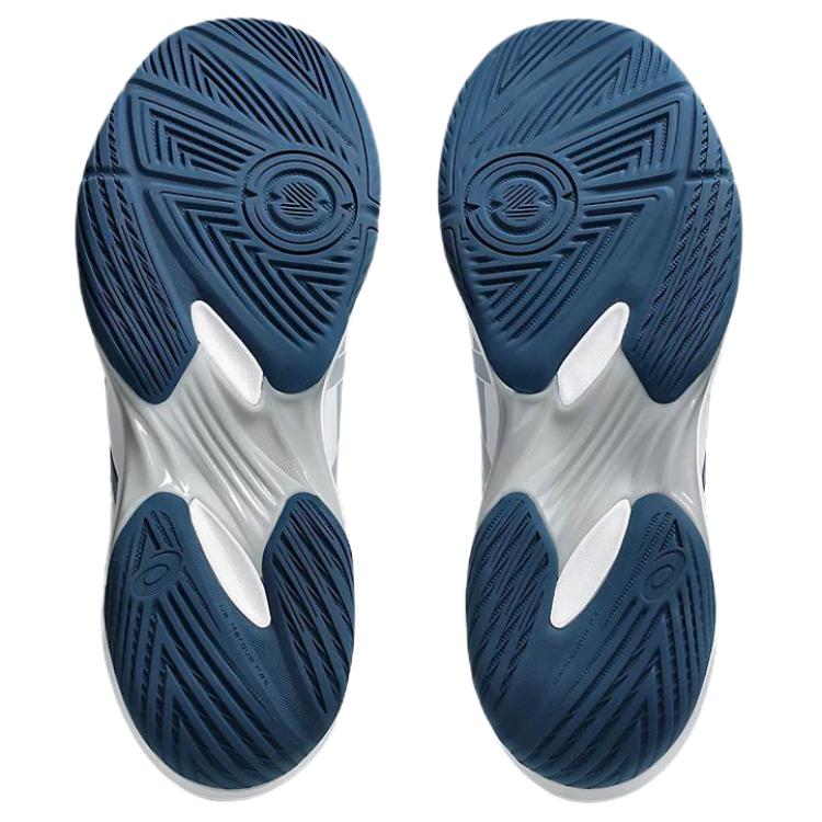 Asics Кроссовки Gel Rocket 12 Белые Лазурно-синие Мужские 1071A116-100