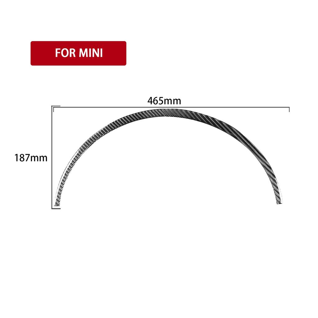 Car Interior Speedometer Center Console Panel Cover Carbon Fiber Sticker For Mini Cooper Hardtop R56 Clubman R55 Convertible R57