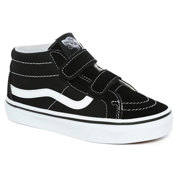 Vans Sk8-Mid Reissue V Kids черные белые детские кроссовки VN0A4UI56BT