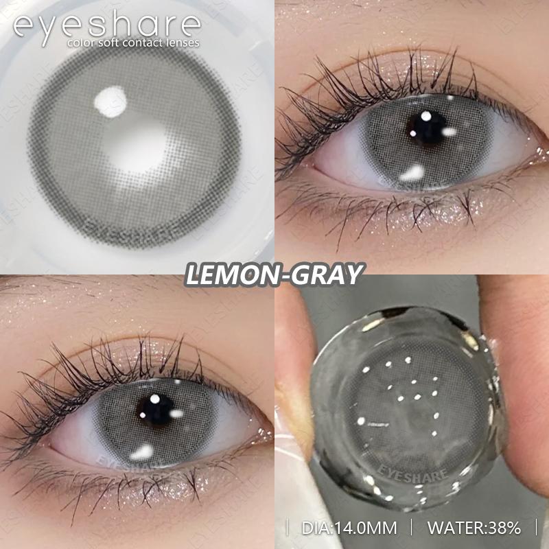 EYESHARE Colored Contact Lenses Blue Natural Contact Lenses Green Fashion Contact Lenses Pink Makeup Colored Soft Lenses 1 Pair