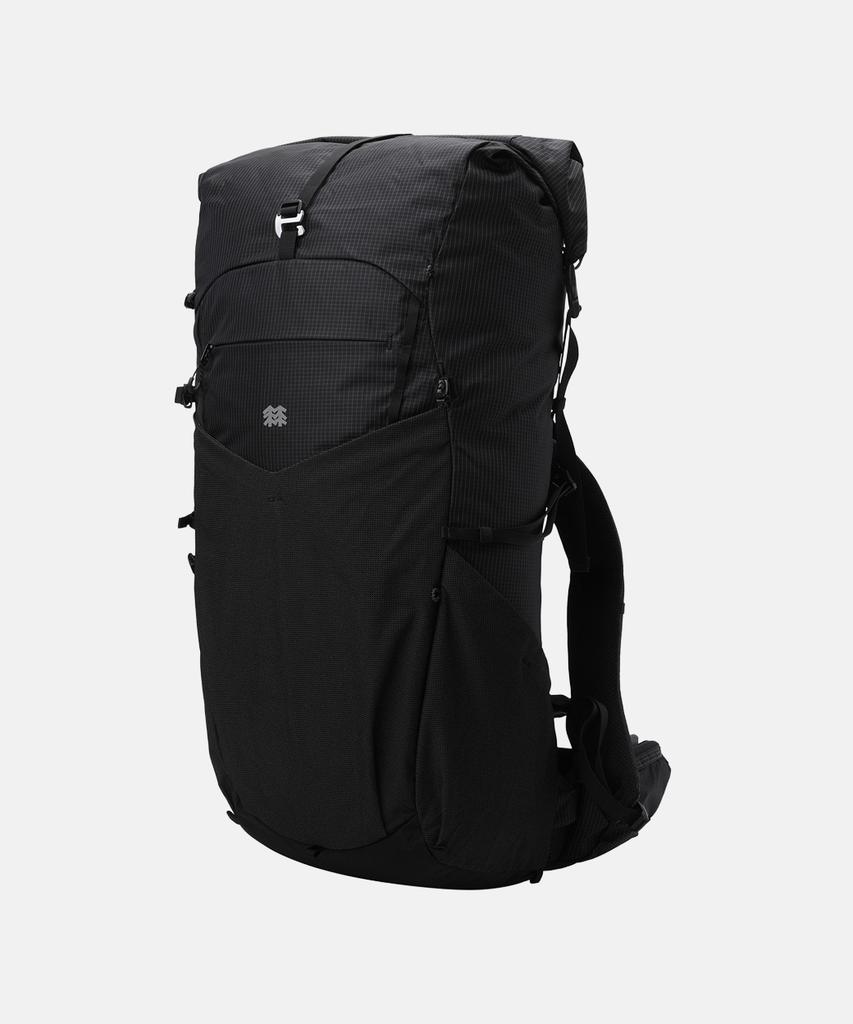 Kolon Sport Roll-Top Backpacking Axiom Backpack 33L(+7L) Qebxx26242Blk
