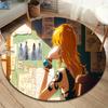 Nami Round Area Rug Carpet Rug For Living Room Bedroom Sofa Playroom Decor Nonslip Floor Mat