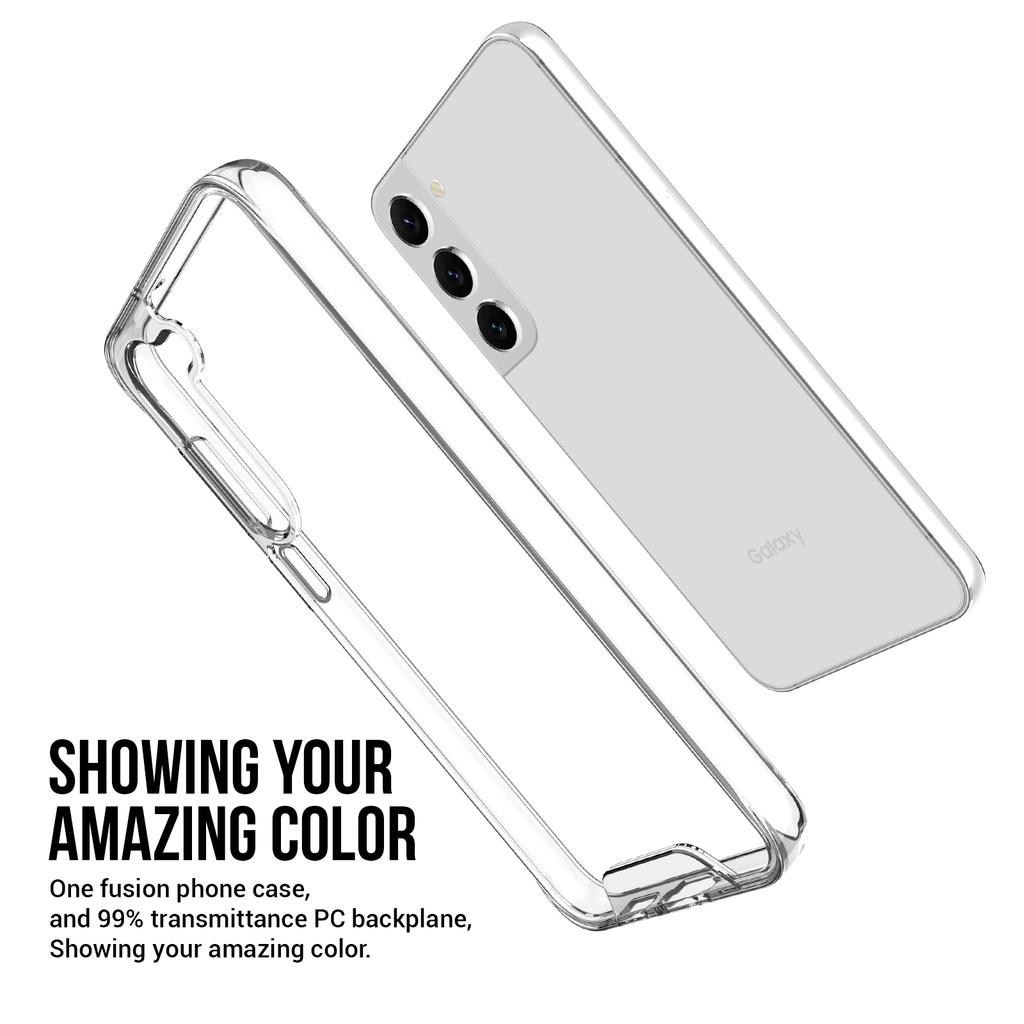 For Samsung Galaxy S22 S23 Plus Utra Note 20 10 8 9 A52 A71 A12 Space Transparent Cover Bumper High Hardness Acrylic Clear Phone Case