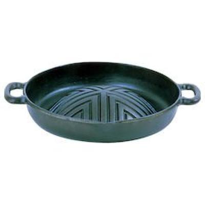 Goshin New Deep Type Genghis Khan Pot 30cm Made from Iron (Y-12)