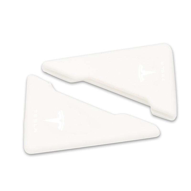 2 шт. Силиконовые защитные накладки на углы дверей автомобиля, предотвращающие столкновения, для Tesla Model 3 Model X S 2016-2020, наклейки TM3 TMX TMS