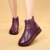 Autumn Women's Shoes Genuine Leather Boots Women's Fashion Winter Boots Women Flat Shoes Non-slip Warm Shoes Women Ankle Boots