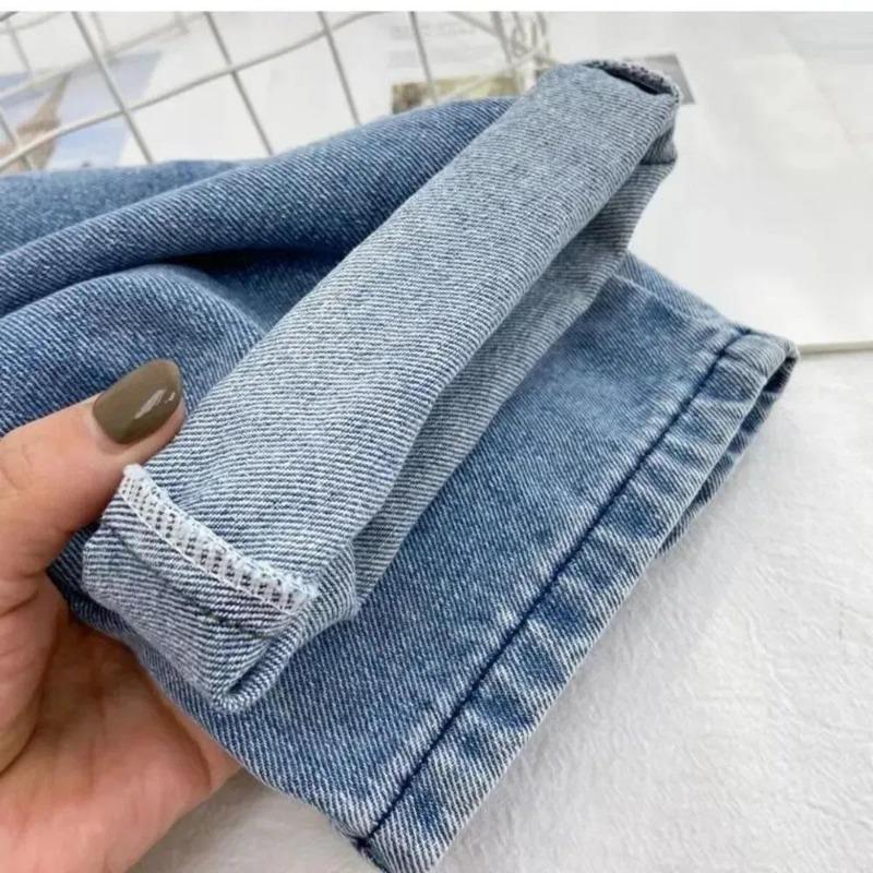 Весенне-осенние детские брюки на подтяжках для мальчиков и девочек