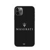 Чехол Maniacase для Iphone 11 Pro max maserati белый фон карбон