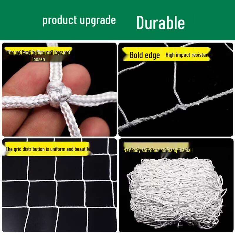 11-a-side Football Goal Net - 4mm Rope (2-pack)
