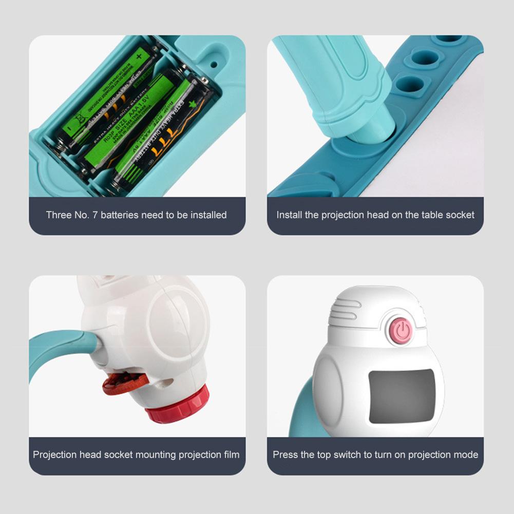 Светодиодный проектор, художественный стол для рисования, игрушка для детей, доска для рисования, обучение