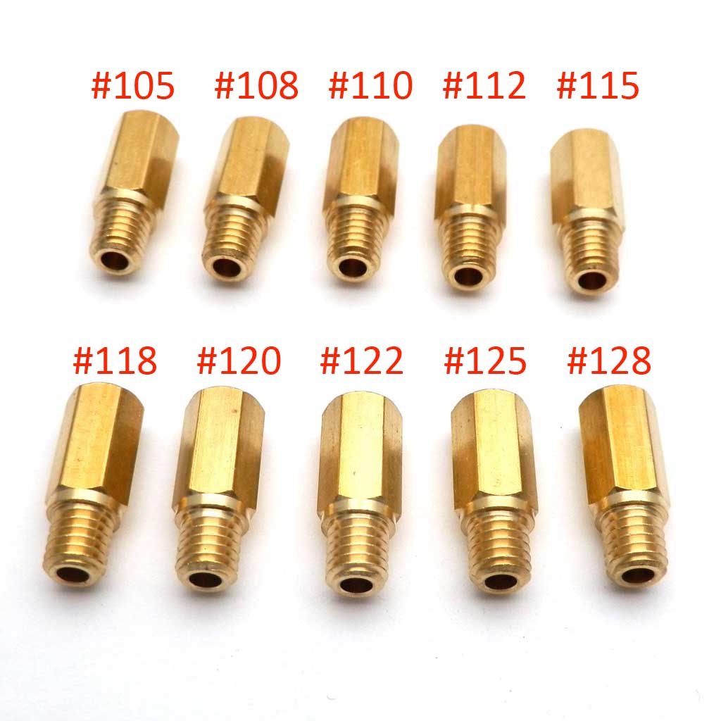 Pack of 10pcs Motorcycle Carburetor Main Jets Slow Pilot Jets for PWK PWM Keihin OKO CVK NSR KSR Carb Set Injector NozzleCarburetors Jets 7
