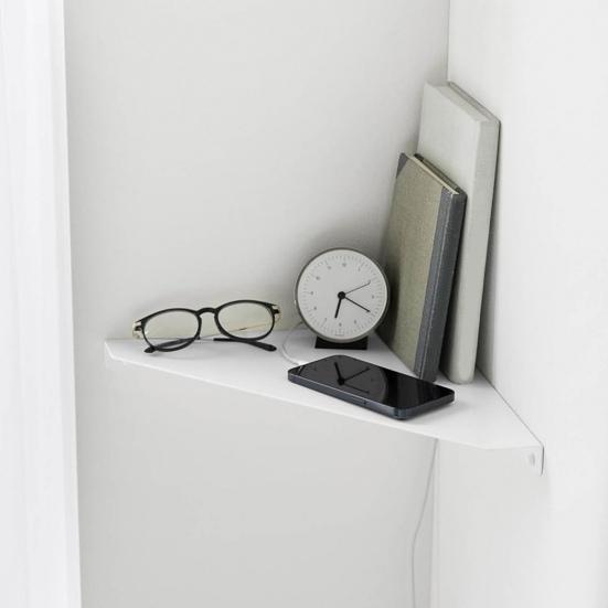 Bathroom Storage Rack Corner Shelf Rustproof Strong Load-bearing Simple Installation Floating Shower Shelf