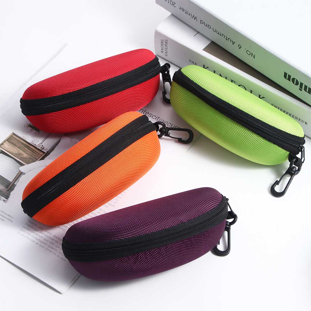 Box with Hook Eyeglasses Protector Case Sunglasses Bag Shell Clam Pouch Hard Case Eye Glasses Box