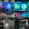 Универсальный настольный компьютерный охлаждающий держатель, игровой ПК, разгон оперативной памяти, кулер, подставка, кронштейн для вентиляторов 8/9/12 см, процессор, видеокарта