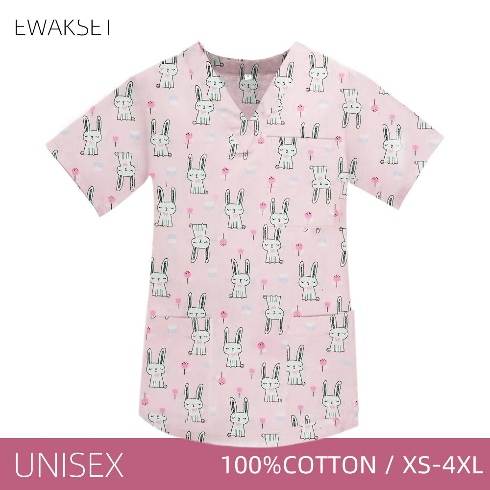 Женский скраб, медицинская форма, косметические скрабы с принтом, топы, брюки, одежда для медсестер, спа, больничная клиническая хирургическая форма, большие размеры