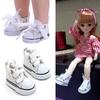 1 Pair 5cm 1/6 Handmade Denim Canvas Cloth Doll Shoes 18 Inch Lovely Mini Doll Toy Accessories Multicolor