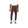 Nike Embroidered Logo Elastic Waist Casual Pants Men Bottoms Brown BV2672-259