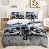 Трехпредметный авиационный пододеяльник Двухпредметный комплект постельного белья Цифровая печать Наволочка
