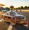 Бутылка для виски Креативная модель автомобиля Бокал для вина Бутылка Веселый Прозрачный декантер для виски Бутылка для виски Декор для бара Подарок