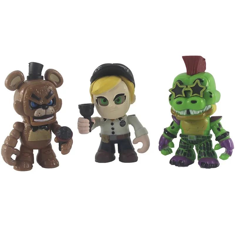 FNAF Игра Паника Полночный Игрушечный Медведь Фокси Чика Фезбер Бонни Смена Лица Фигурка Действия Аниме 1 ШТУКА Случайный Выбор Отправлен