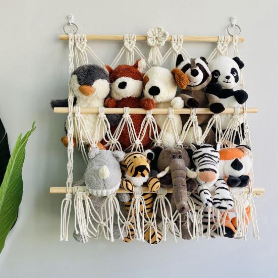 Мягкая игрушка-сапог, настенный органайзер, сетка-гамак, 2 слоя, простой дизайн