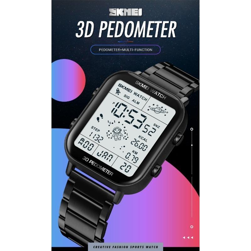 Skmei 1888 модные спортивные цифровые часы мужские секундомер обратный отсчет наручные часы календарь водонепроницаемые электронные часы