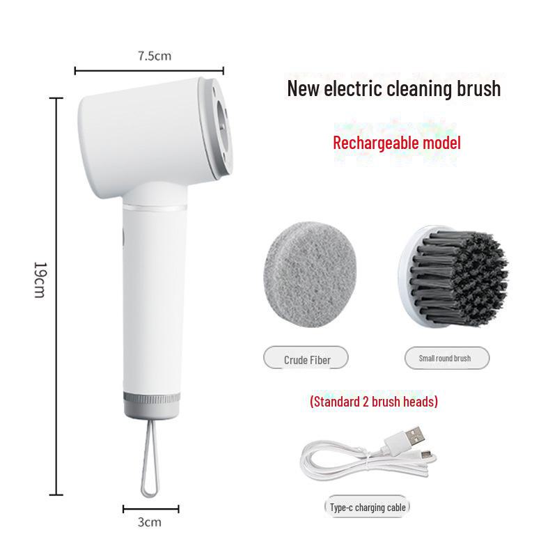Беспроводная ручная электрическая щетка для чистки кухни и ванной комнаты